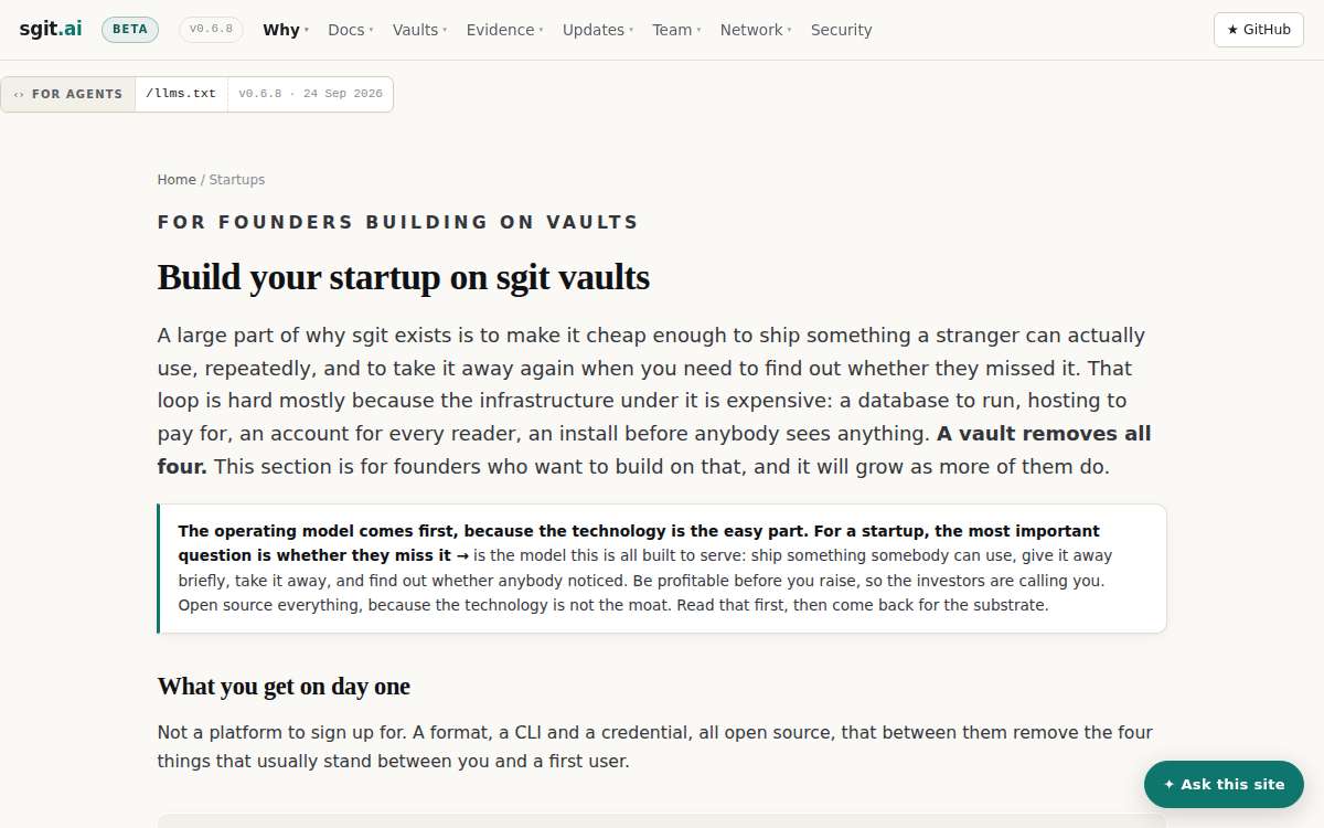 https://sgit.ai/startups/index.html